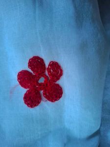 Embroidered saree