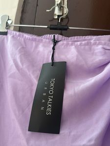 Cute Lilac Wrap Skirt