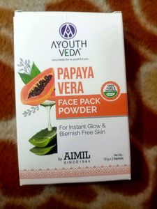 2 Face Pack Papaya+ Alovera