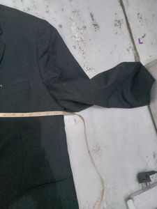 Coat In Black With Measurements