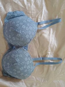 Baby Blue Lace Bra