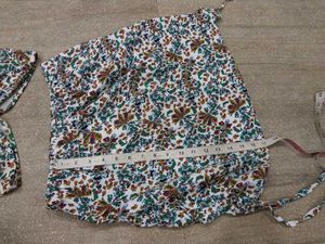Floral Print Ruffle Dress