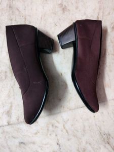 Women Almond-Toe Slip-On Heel by Liscott
