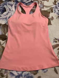 Coral Pink Racerback Tank Top