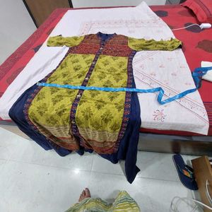 Designer Kurta with Contrasting Skirt