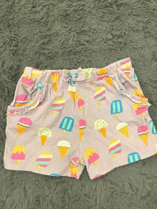 Cotton Shortd icecream print