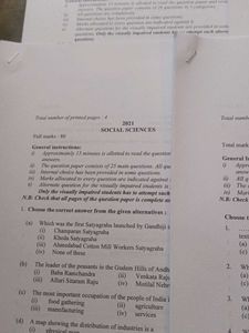 Exam Paper for class 10