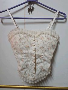 Lace corset top