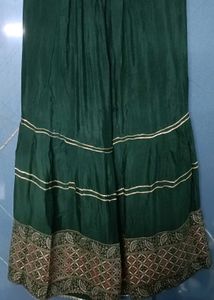 Emerald Green Embroidered Kurti