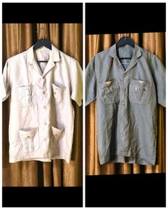 Vintage Men's Short Sleeve Shirts Size 42 inches