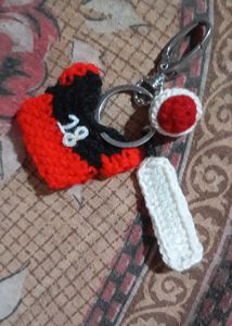 🏏 ❤Virat Kohli Crochet Jersey Keycha❤