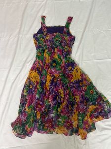Vibrant Floral Summer Dress