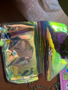 Renee Iridescent Chain Bag