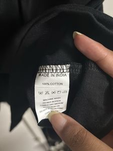 Black Oversized Button-Up Shirt