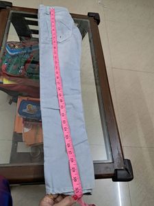 LIGHT BLUE cotton JEANS.