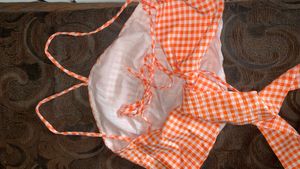 Tokyo Talkies Gingham Halter Neck Crop Top