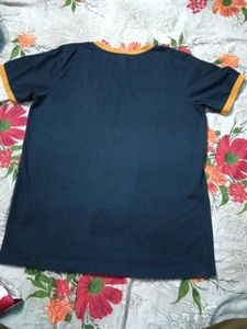 Navy Blue and white Ringer Tee (combo)