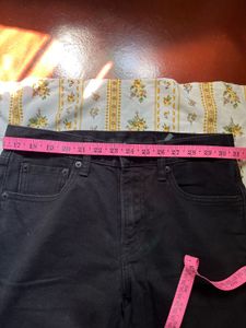 Length-35,,Classic Black Denim Jeans