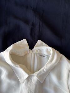 Classic Contrast Collar Dress
