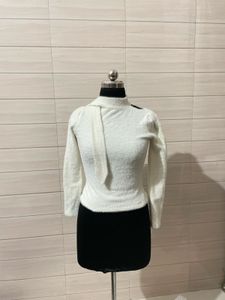 POO y2k  style fluffy top