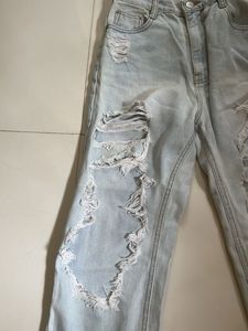 Distressed Lightwash Denim