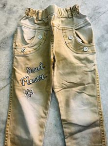 Baby Girl Pant Size 4, 6 Years