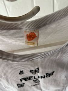 White Y2K Tank Top