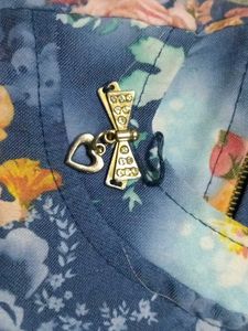 Floral Print Girls Jeans