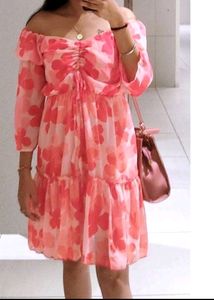 Pink Midi Dress