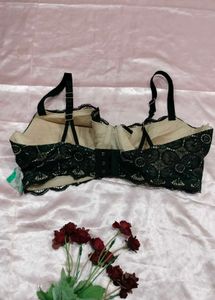 Elegant Black Lace Bra