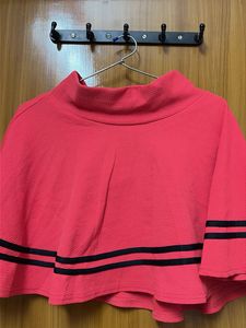 Bright Peach mini skirt with shorts attached