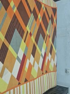 Cozy Geometric Print Blanket