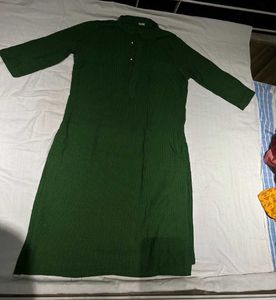 Men's Dark Green Kurta