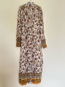 Bohemian Floral Print Maxi Dress
