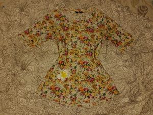Floral Smocked Peplum Top