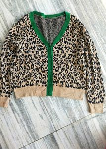 Leopard Print Cardigan