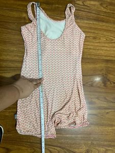 Girls Swim Costume 6-8 In Beautiful Flower Pattern