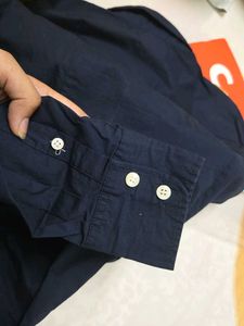 Classic Navy Button-Down Shirt