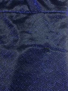 Sparkly Blue V-Neck Dress