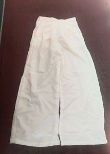 Satin white trouser🤍