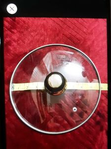 Happy Baron 24 Carat Gold Plated Glass Pot Lid