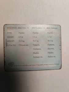 Cheetos Alakazam motion card pokemon