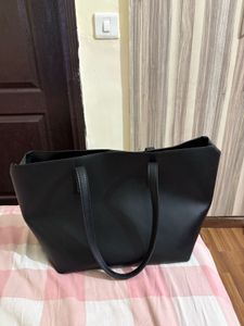 mango Black Tote Bag