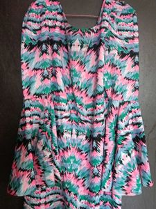 Colorful Print Dress