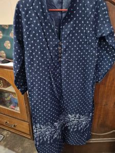 Stylish Blue Printed Kurta