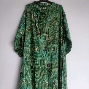 Designer green kurta