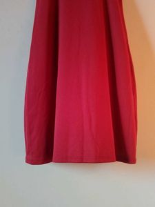Chic Red Spaghetti Strap Bodycon Dress