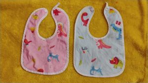 Cute Dinosaur Baby Bibs (Set of 2)