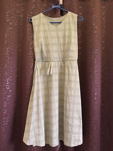 Midi Checkered Dress