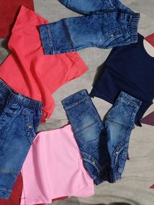 combo Of 3 jeans top